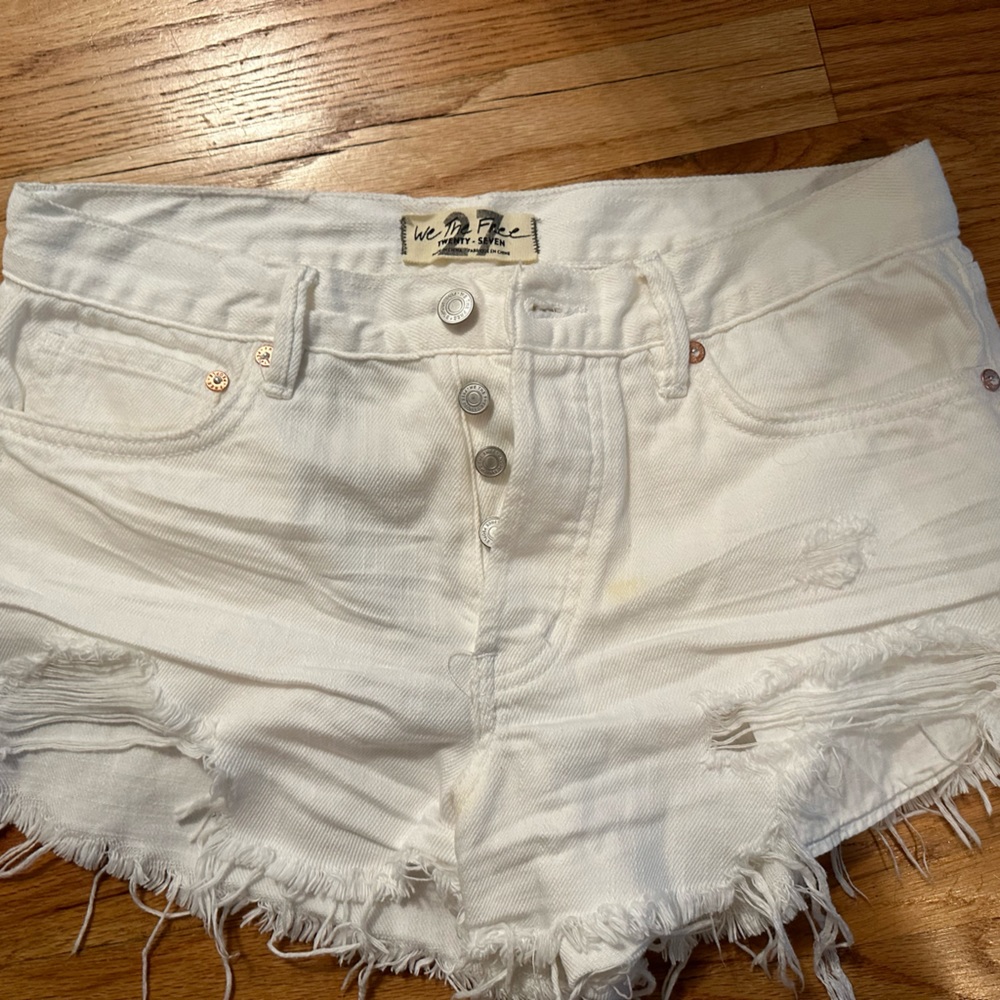 White Free People Shorts